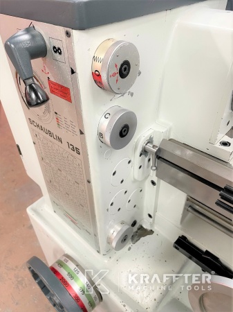 Tour conventionnel SCHAUBLIN 135 20689-978 , KRAFFTER vendeur de machines outils d'occasion