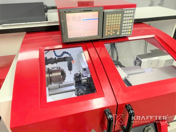 Tour CNC d'occasion SCHAUBLIN 180 CNC R-TM A2-5 20689-958 3 axes à vendre