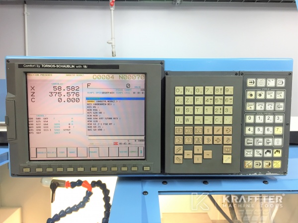 Commande numérique FANUC 18i sur machine outil SCHAUBLIN 180 CCN R-TM 20689-916