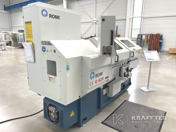 Tour de précision ROMI C420 20689-995 chez Kraffter Machine Tools