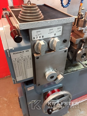 Machine outil d'occasion pour l'usinage , Tour conventionnel SCHAUBLIN 125 C 20689-895