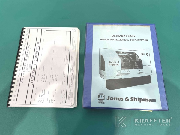 Manuels d'utilisation pour Rectifieuse cylindrique CNC JONES & SHIPMAN Ultramat Easy 650 20690-005